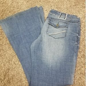 Hydraulic lgt wash flare jeans 13/14